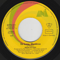 Brian Hyland : So Long, Marianne (7")