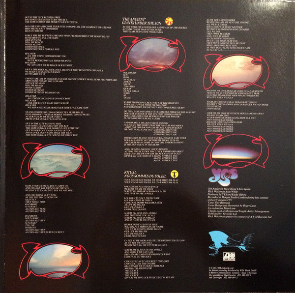 Yes : Tales From Topographic Oceans (2xLP, Album, RE, Gat)