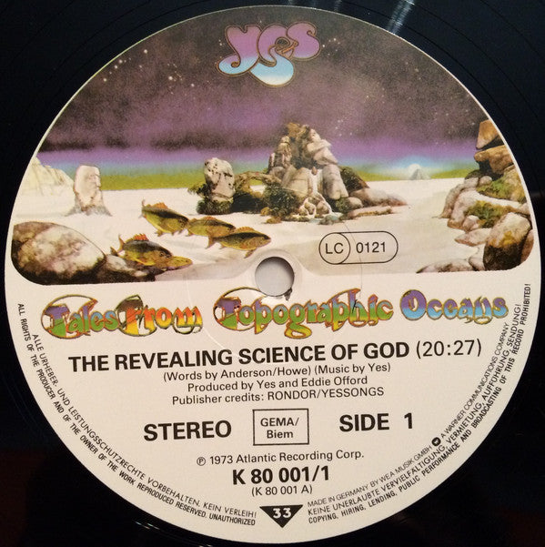 Yes : Tales From Topographic Oceans (2xLP, Album, RE, Gat)