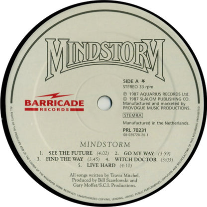 Mindstorm (5) : Mindstorm (LP, Album)