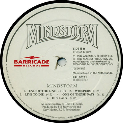 Mindstorm (5) : Mindstorm (LP, Album)