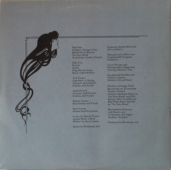 Wishbone Ash : Wishbone Four (LP, Album, Gat)