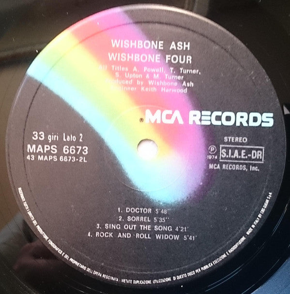 Wishbone Ash : Wishbone Four (LP, Album, Gat)