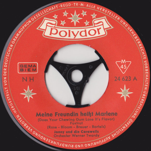 Jonny (33) : Meine Freundin Heißt Marlene / Barkarole Am Palmenstrand (7", Single, Mono)