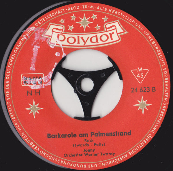 Jonny (33) : Meine Freundin Heißt Marlene / Barkarole Am Palmenstrand (7", Single, Mono)