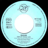 Erasure : Ship Of Fools (7", Single)