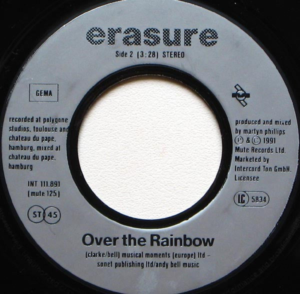 Erasure : Chorus (7", Single)