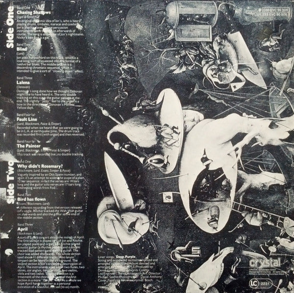 Deep Purple : Deep Purple (LP, Album, RE)