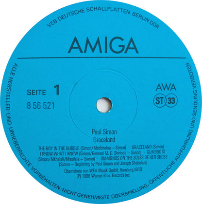Paul Simon : Graceland (LP, Album)