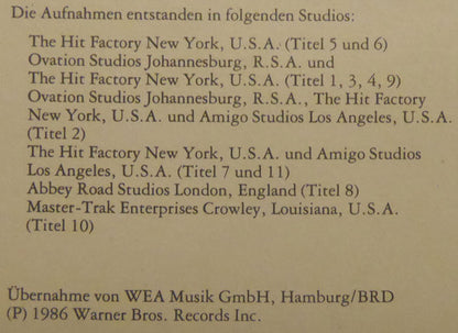 Paul Simon : Graceland (LP, Album)