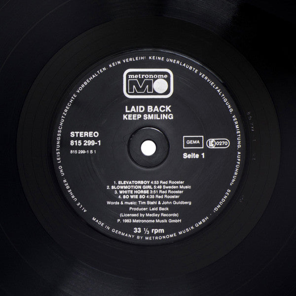 Laid Back : ...Keep Smiling (LP, Album)