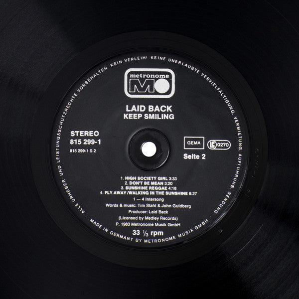 Laid Back : ...Keep Smiling (LP, Album)