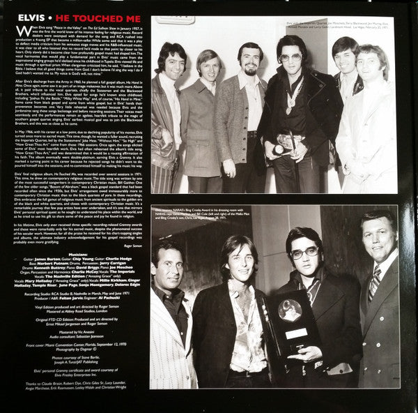 Elvis Presley : He Touched Me - The Recording Sessions (2xLP, Album, Ltd, RE, S/Edition)