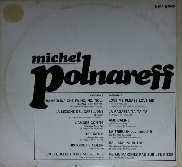 Michel Polnareff : Michel Polnareff (LP, Comp)