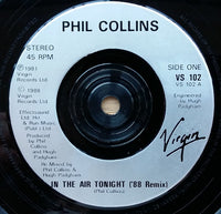 Phil Collins : In The Air Tonight ('88 Remix) (7", Single, Sil)