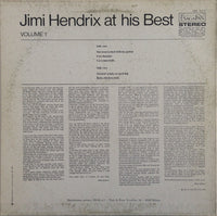 Jimi Hendrix : Jimi Hendrix At His Best (Volume 1) (LP, Comp)