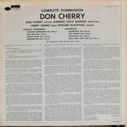 Don Cherry : Complete Communion (LP, Album, RE)