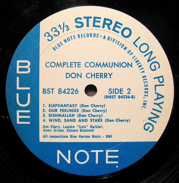 Don Cherry : Complete Communion (LP, Album, RE)