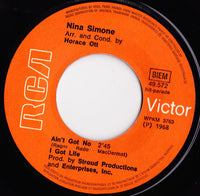 Nina Simone : Ain't Got No I Got Life / Real Real (7", Single, Mono)