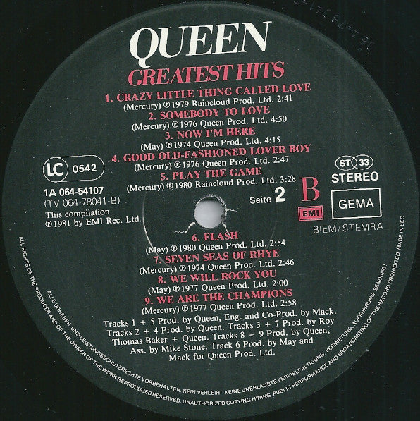 Queen : Grootste Hits (LP, Comp, RE)