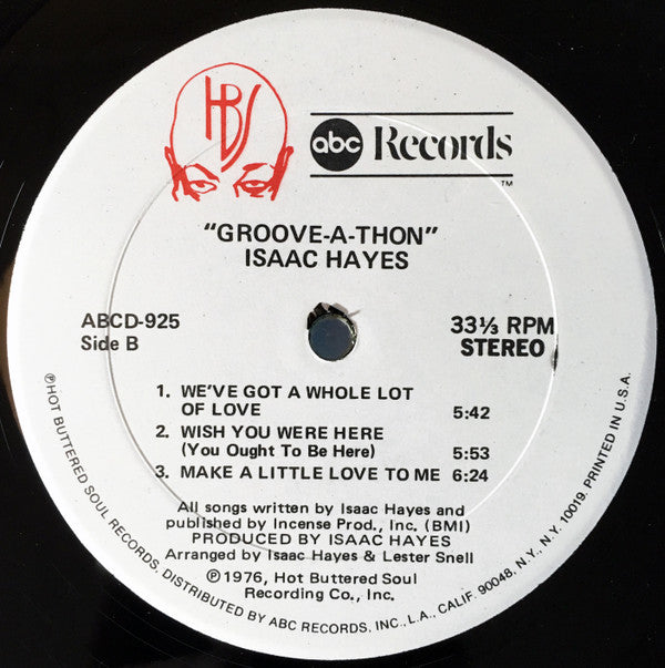 Isaac Hayes : Groove-A-Thon (LP, Album, Gat)