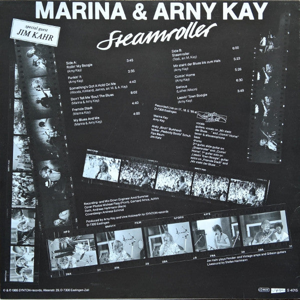 Marina Kay & Arny Kay Special Guest Jim Kahr : Steamroller (Live) (LP)