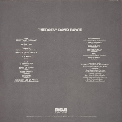 David Bowie : "Heroes" (LP, Album, RE)