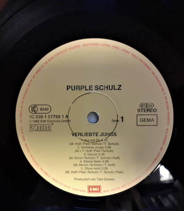 Purple Schulz : Verliebte Jungs (LP, Album)