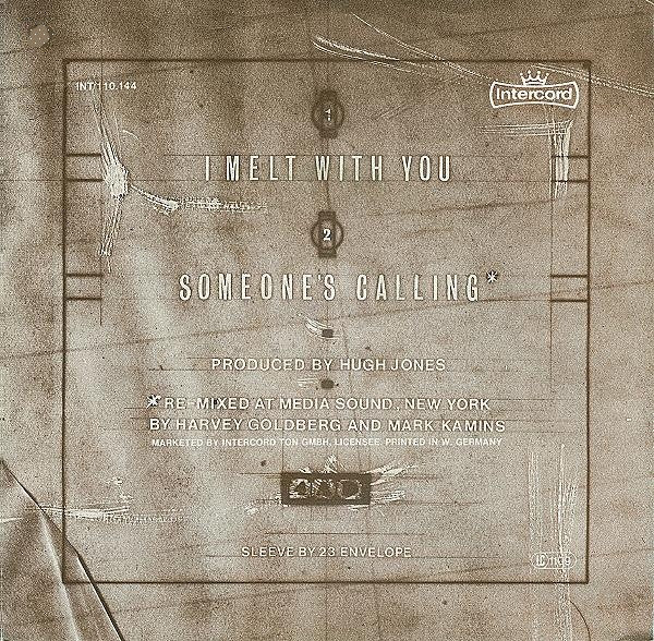 Modern English : I Melt With You / Someone's Calling (7", Single, Gre)