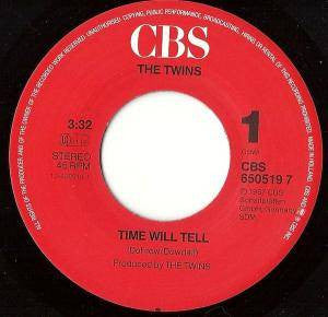 The Twins : Time Will Tell (7", Single, Promo)