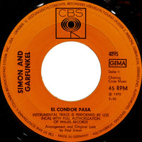 Simon And Garfunkel* : El Condor Pasa (7", Single)