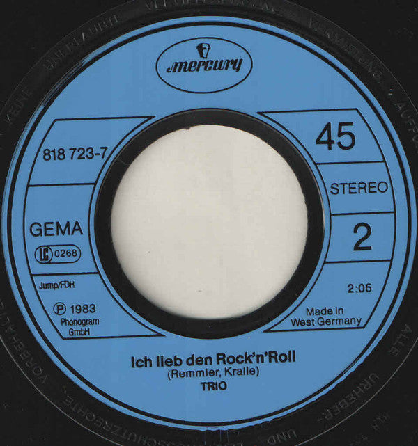 Trio : Tutti Frutti (7", Single)