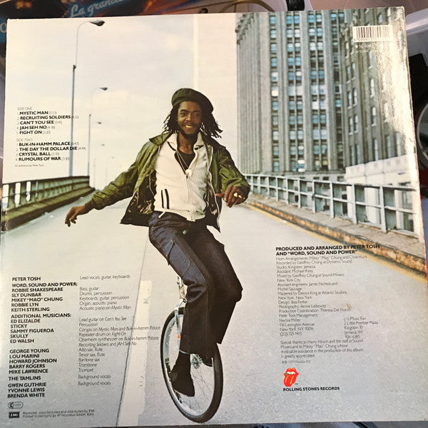 Peter Tosh : Mystic Man (LP, Album, RE)