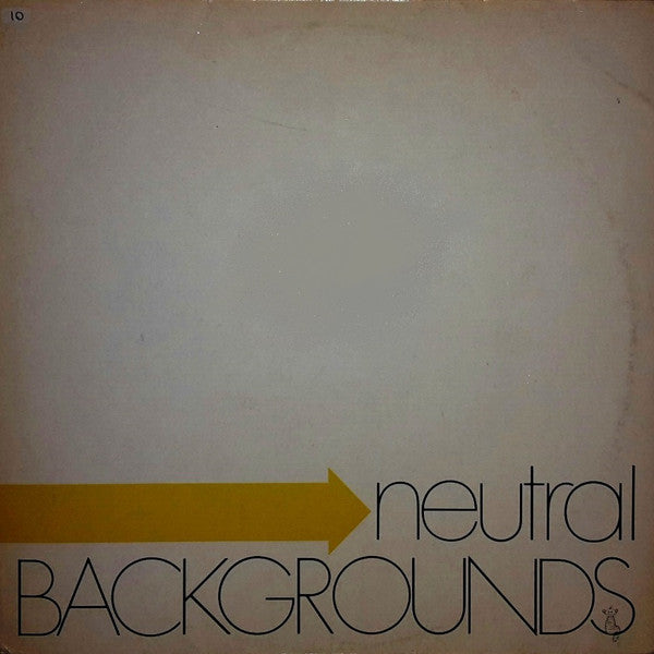 Andreas Köbner / Alexander Cherdron : Neutral Backgrounds  (LP, Album)