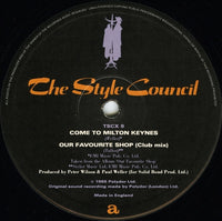 The Style Council : Come To Milton Keynes (12", Single)
