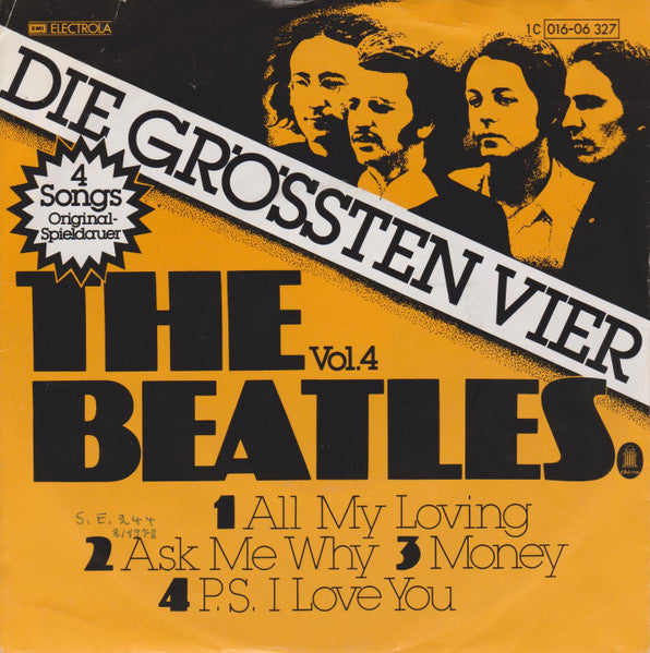 The Beatles : Die Grössten Vier Vol.4 (7", EP)