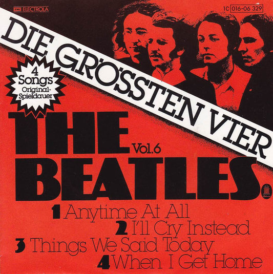 The Beatles : Die Grössten Vier Vol. 6 (7", EP)