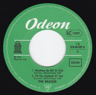 The Beatles : Die Grössten Vier Vol. 6 (7", EP)