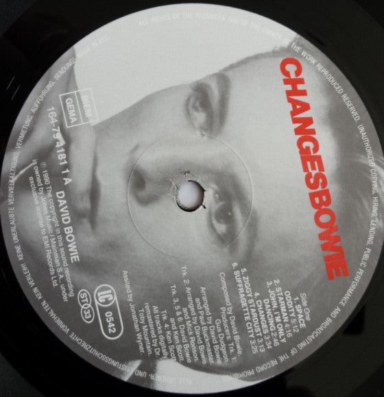 David Bowie : Changesbowie (2xLP, Comp, M/Print, RM, Gat)