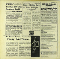 Esther Phillips : Burnin' (Live At Freddie Jett's Pied Piper, L.A.) (LP, Album)