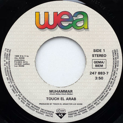 Touch El Arab : Muhammar (7", Single)