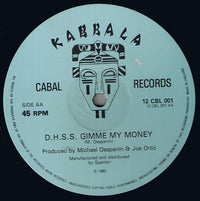 Kabbala : Get Back To Summer / D.H.S.S. Gimmie My Money (12")