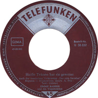 Jimmy Barber Und Die Vagabunden : Heiße Tränen (Der Rote Sarafan) / Ich Bin Ein Fremder (7", Single)