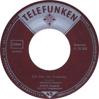 Jimmy Barber Und Die Vagabunden : Heiße Tränen (Der Rote Sarafan) / Ich Bin Ein Fremder (7", Single)