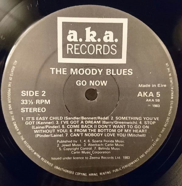 The Moody Blues : Go Now (LP, Comp)