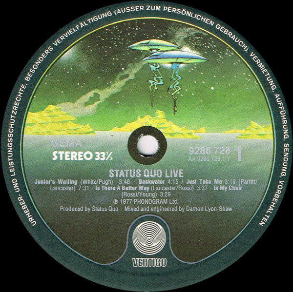 Status Quo : Live (2xLP, Album)
