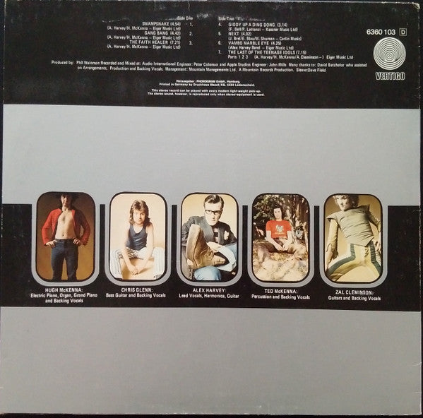 The Sensational Alex Harvey Band : Next (LP, Album, RP, Sil)