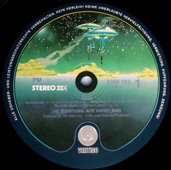 The Sensational Alex Harvey Band : Next (LP, Album, RP, Sil)