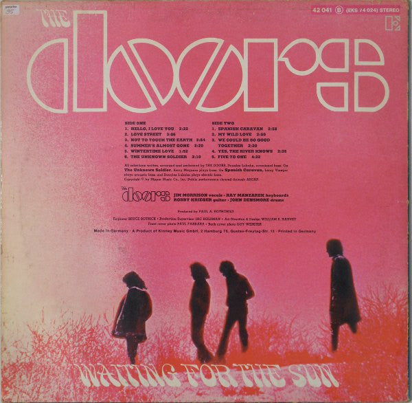 The Doors : Waiting For The Sun (LP, Album, RE)