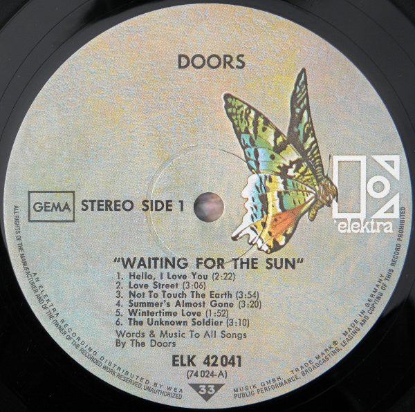 The Doors : Waiting For The Sun (LP, Album, RE)